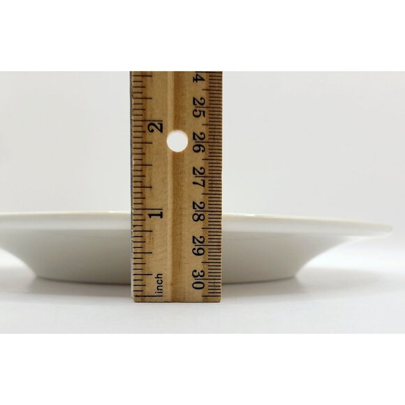 Lenox Butlers Pantry Off White Embossed Luncheon Salad Plate 9" Diameter Mint - Picture 7 of 8